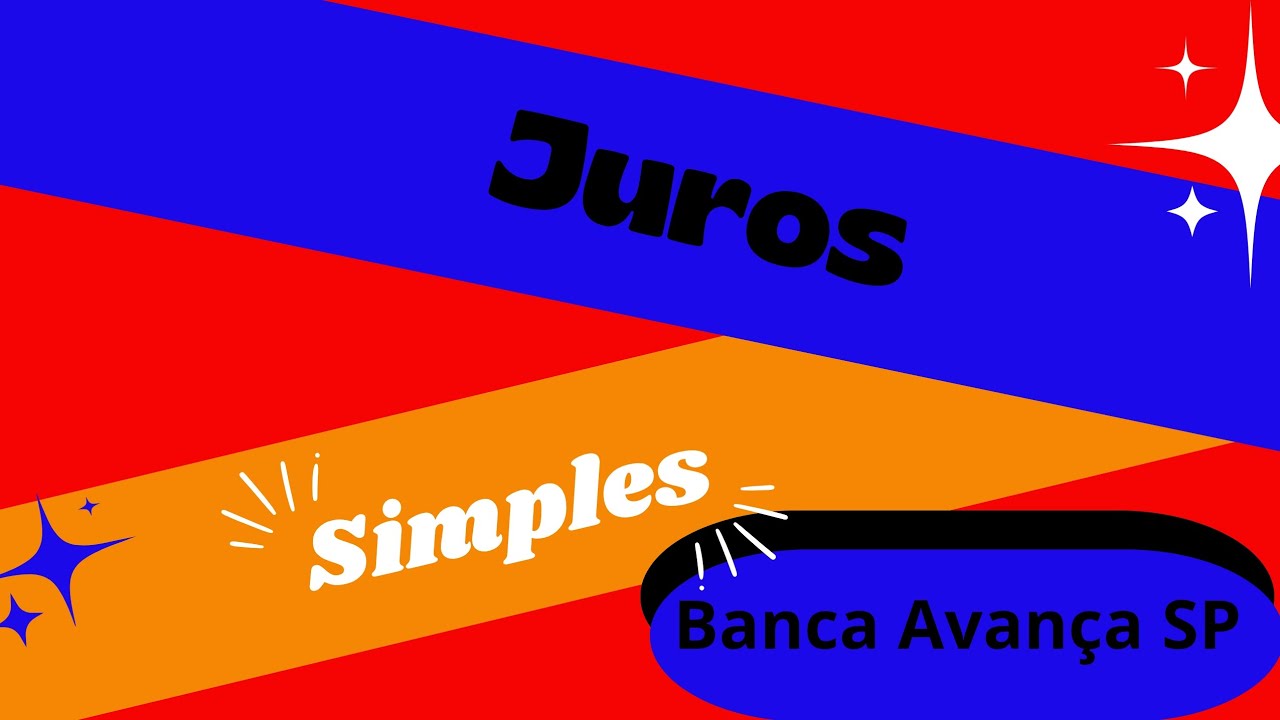 Juros Simples - Questões Banca Avança SP