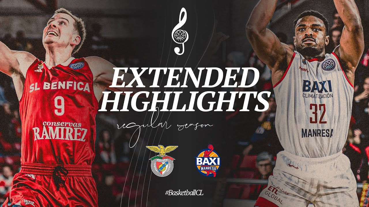 SL Benfica v BAXI Manresa | Full Game Highlights | #BasketballCL 2024-25