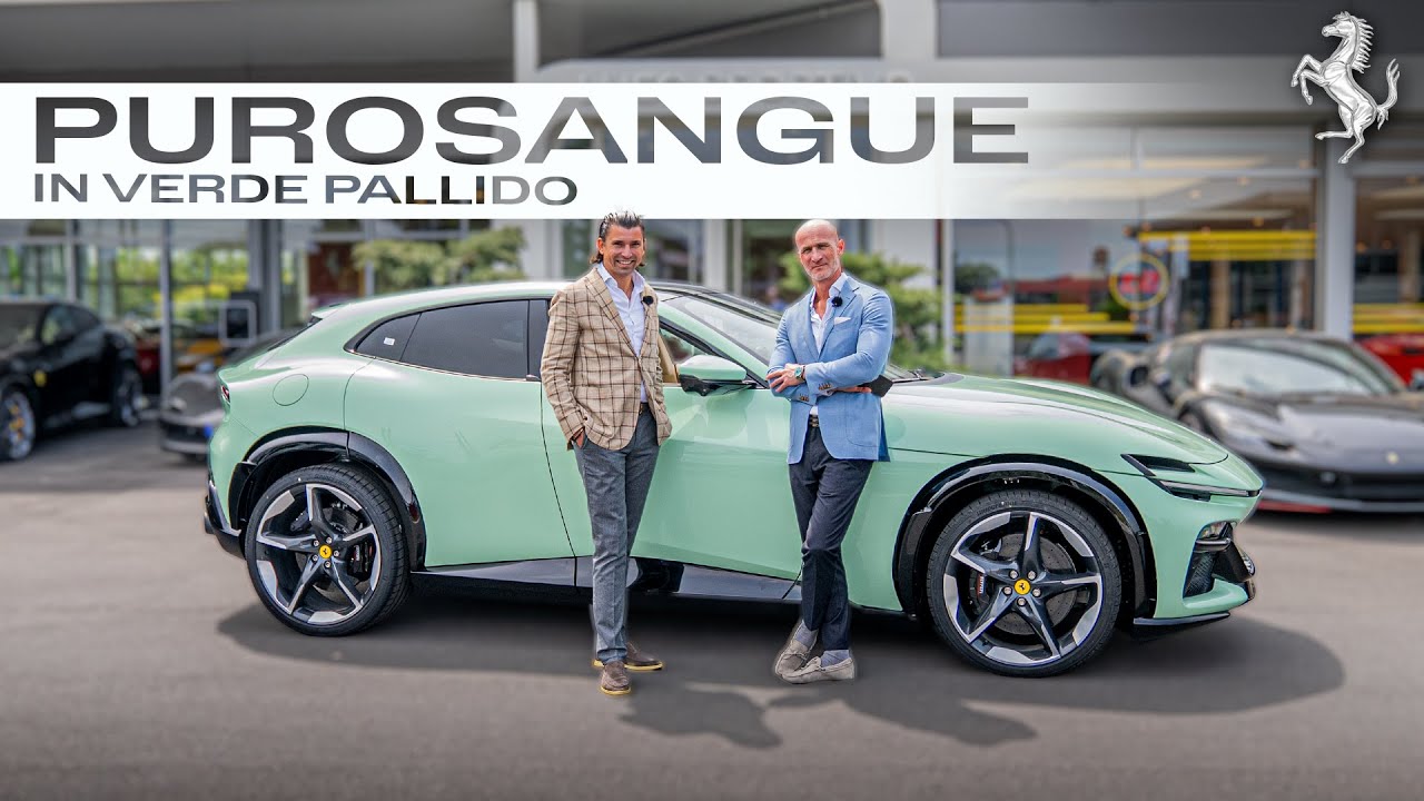 Ferrari Purosangue in Verde Pallido I Ferrari Düsseldorf