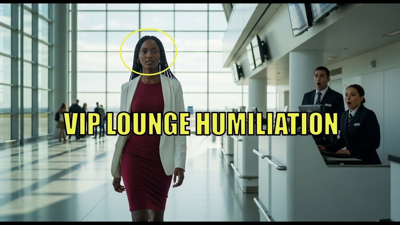 BLACK WOMAN TURNED AWAY FROM VIP LOUNGE — RETURNS WITH HER AIRLINE BOARD BADGE