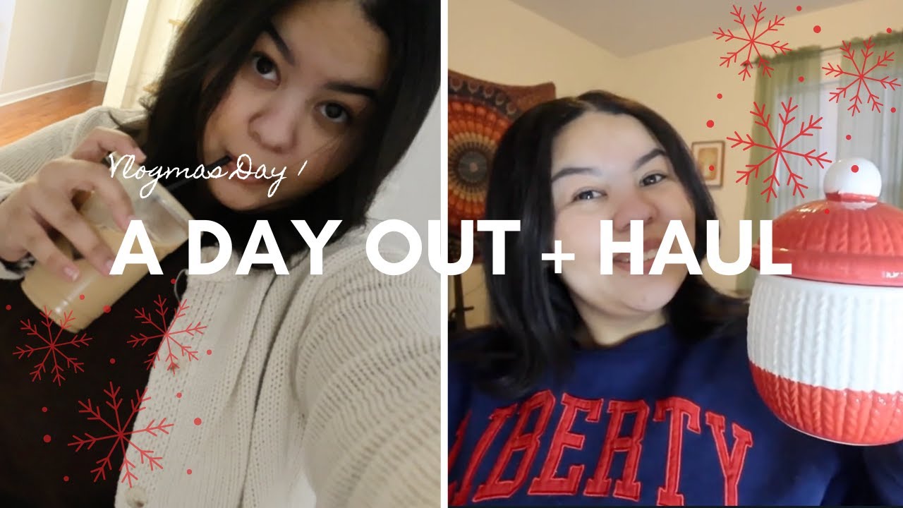 Spend the Day with Me Shopping + Haul l Vlogmas Day 1