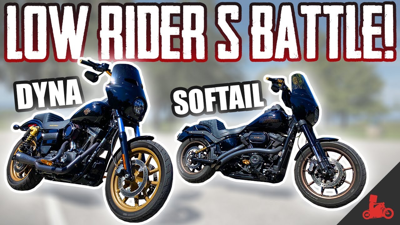 Harley DYNA против SOFTAIL Low Rider S!
