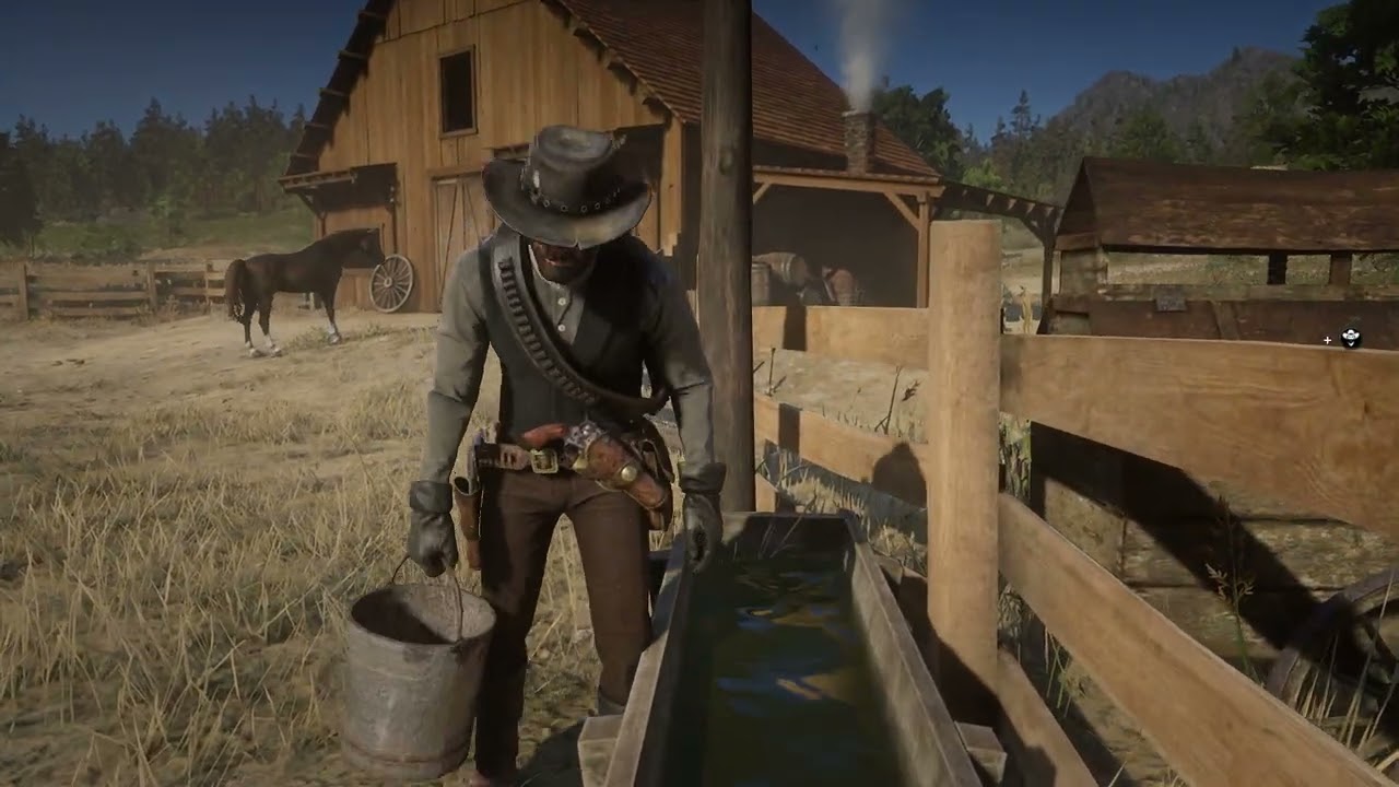 Red Dead Redemption 2 also a good farm simulator