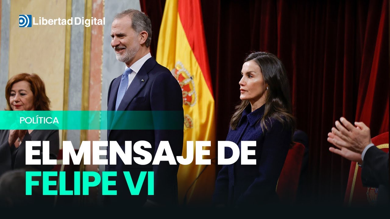 El conciso discurso de Felipe VI apelando a la unidad y a cumplir la Constitución