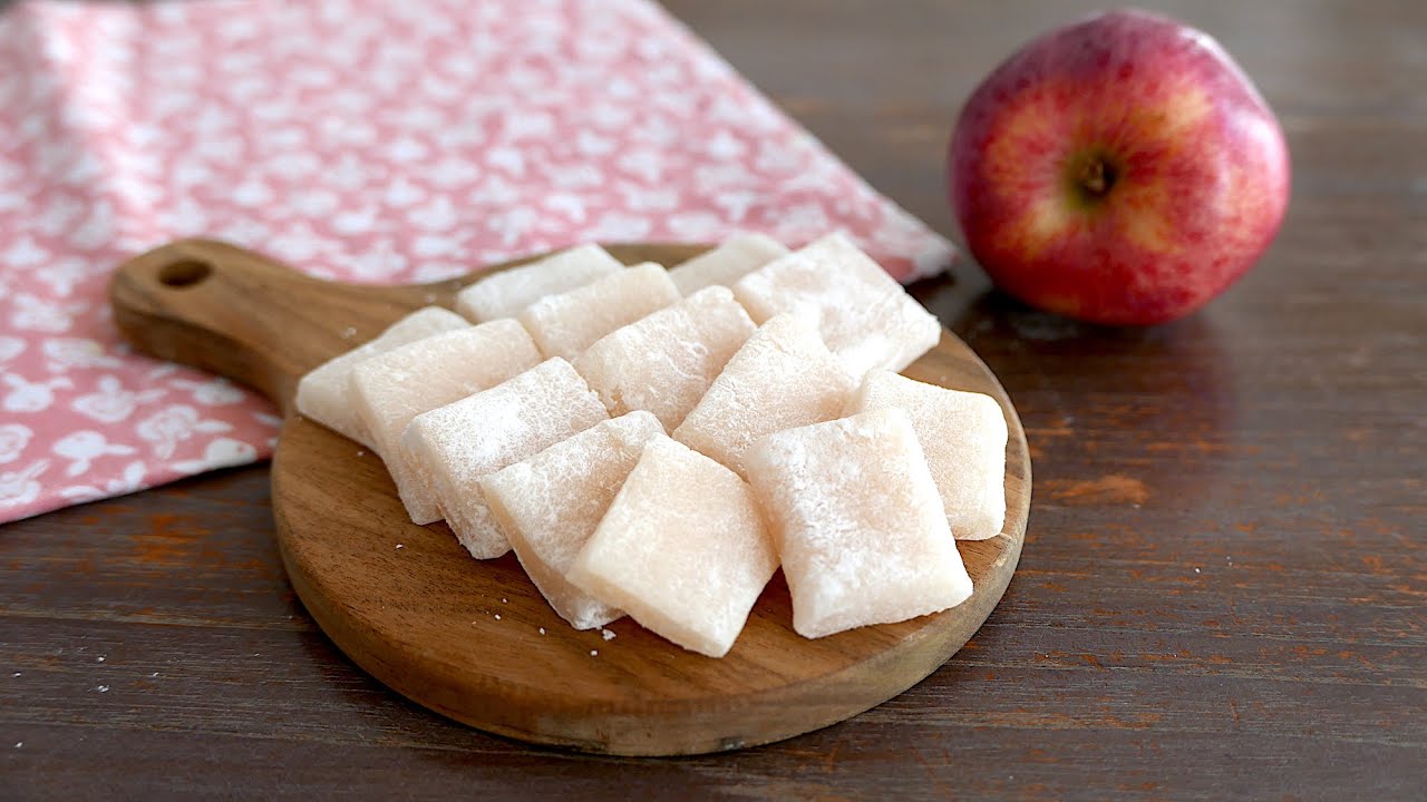 Mochi à la Pomme | Recette Japonaise | wa's Cuisine | りんご餅