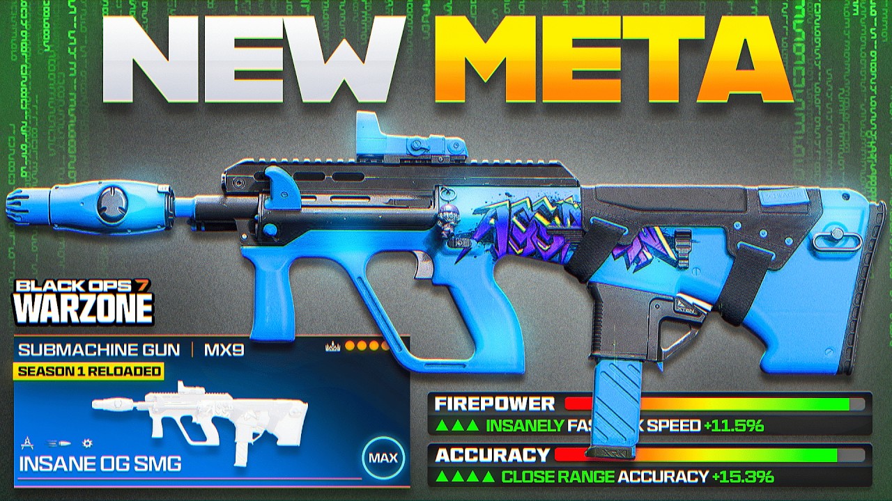 Use this *NEW* BEST SMG in BO7 WARZONE RIGHT NOW! (Best MX9 Meta Loadout for Warzone)