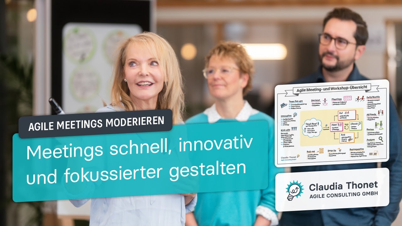 Agile Meetings moderieren – Meetings schnell, innovativ & fokussierter gestalten – Claudia Thonet