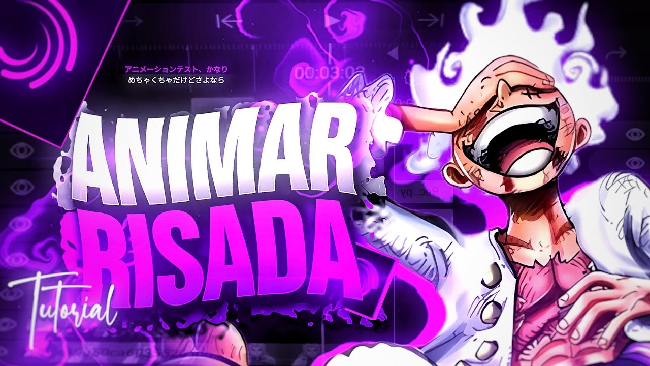 Como animar Risada do seu personagem de mangá pelo Alight Motion