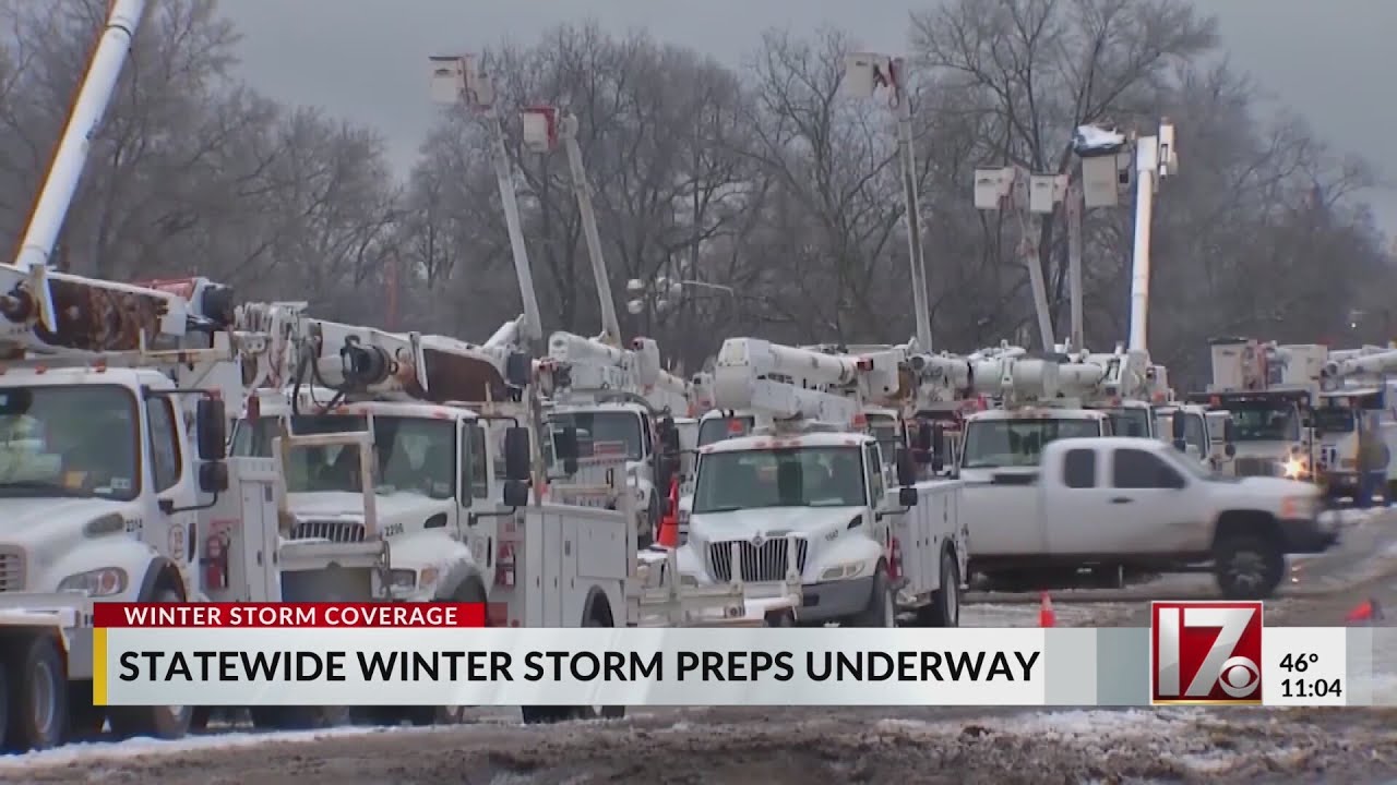 Winter storm preps underway across NC