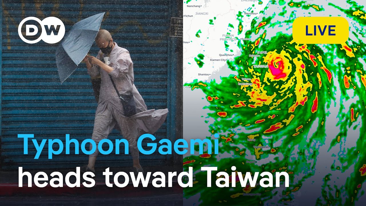 LIVE: Typhoon Gaemi approaches eastern Taiwan | DW News