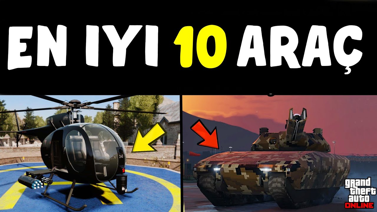 GTA Online'da Arkadaşlarla Kullanabileceğiniz En İyi 10 Araç!