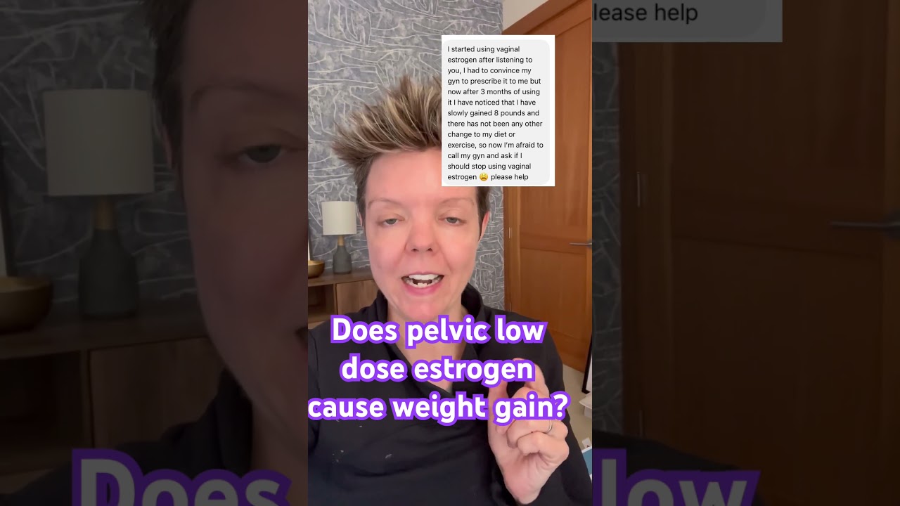 Does local low dose vaginal estrogen cause weight gain?