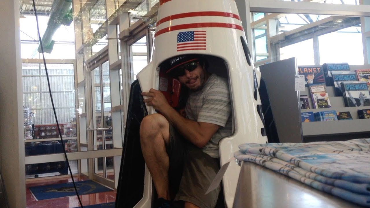 Overly Excited Tourist Can't Handle The Rockets In Huntsville