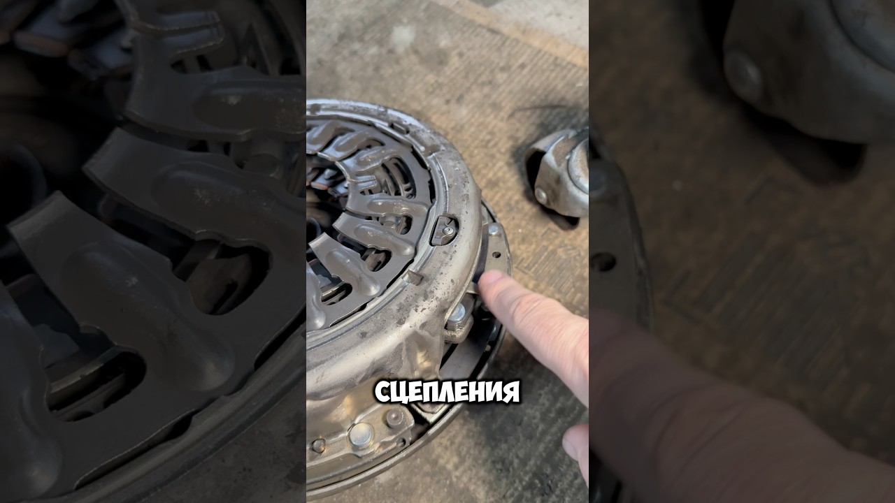 Через 40000 км. Опять замена сцепления. #powershift #ремонт #ford #фордфокус3 #automobile