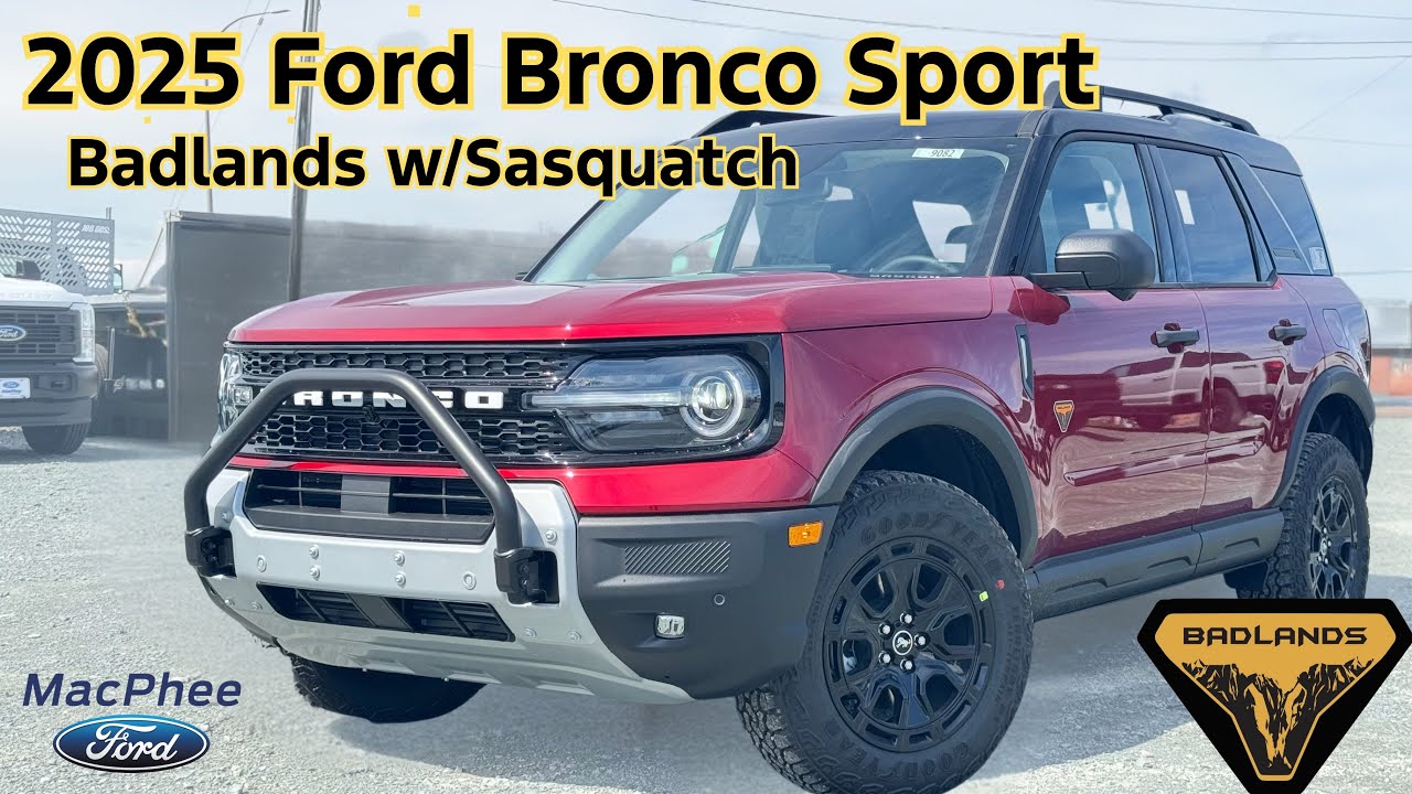 2025 Ford Bronco Sport Badlands w/ Sasquatch Package Review