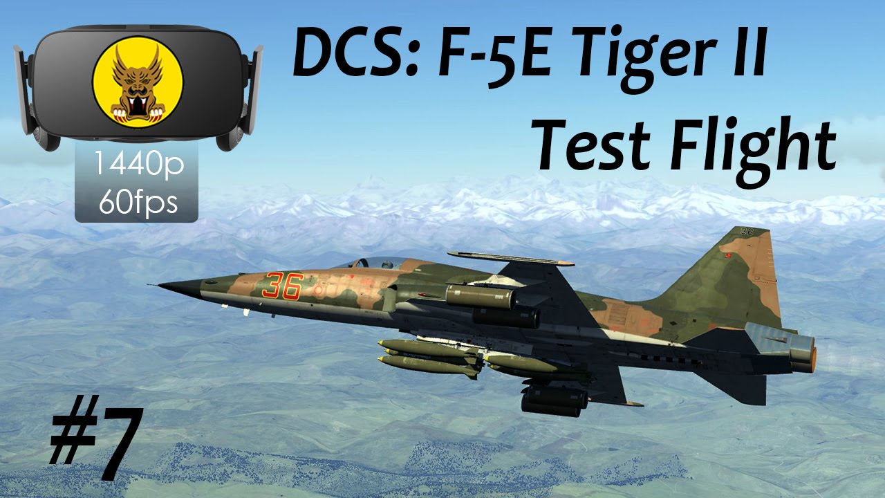 Test Flight - DCS: F-5 Tiger II #7 - Taxi and Takeoff