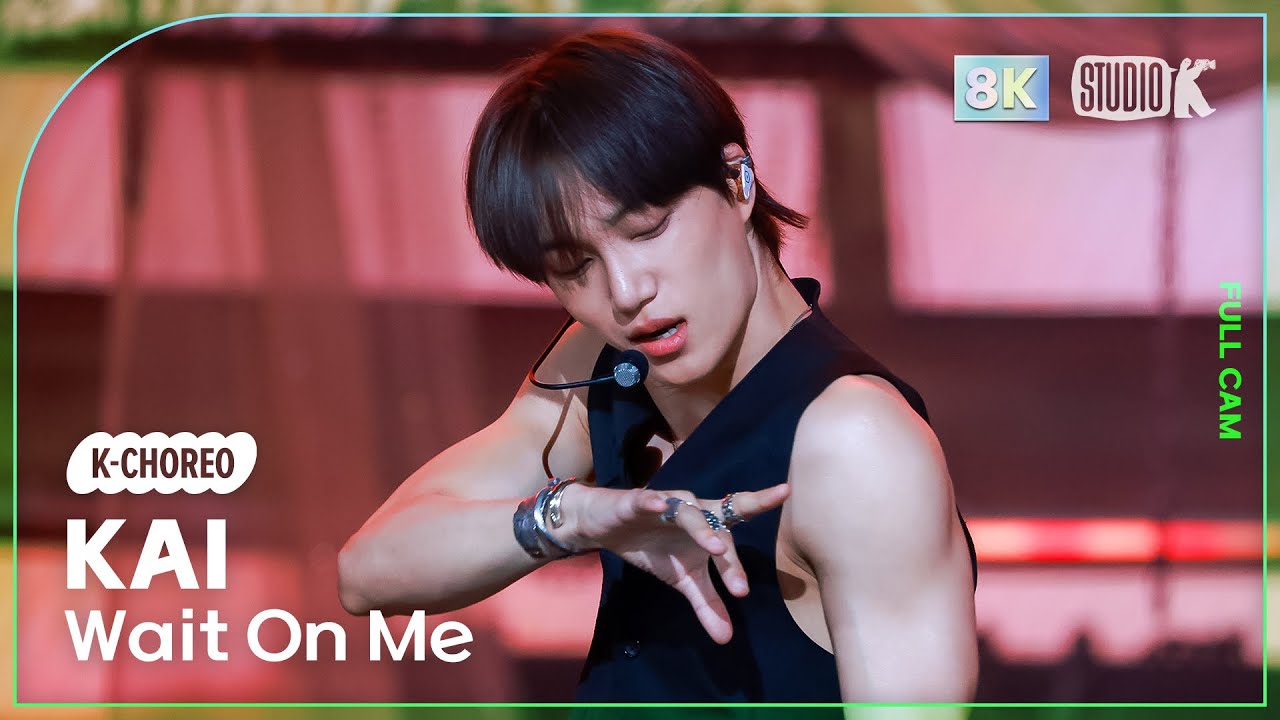 [K-Choreo 8k] 카이 직캠 'Wait On Me' (KAI Choreography) @MusicBank 250425