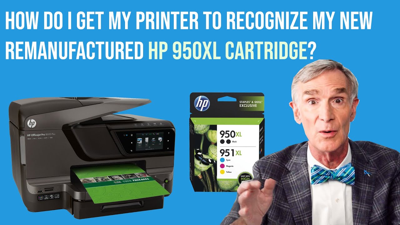 How Do I Get My Printer to Recognize My New Remanufactured HP 950XL Black & 951XL Color Cartridge?