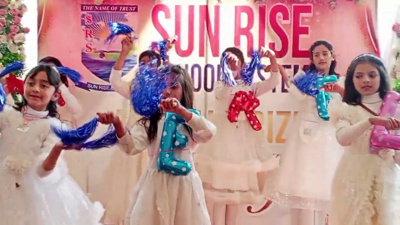 Beautiful Welcome Song by School Kids | Annual Day Special Performance in White Dress