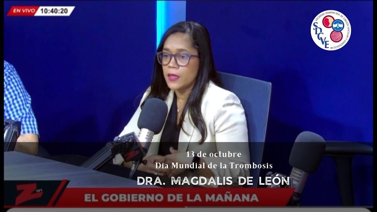 Dra. Magdalis de León: La trombosis no respeta edades.