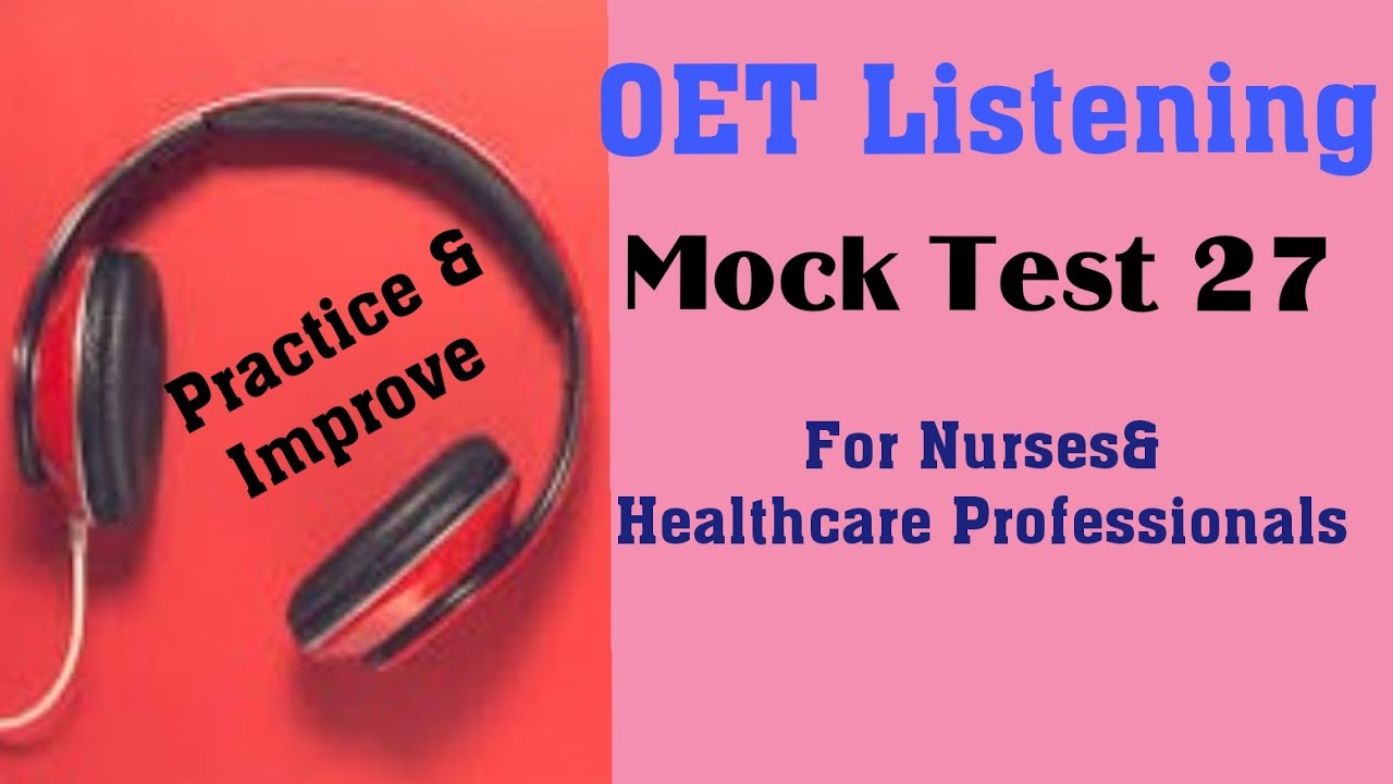 OET Listening Sample For Nurses&Doctors | Practice Test 27|  Nursing Hub | #oet #oetlisteningtest