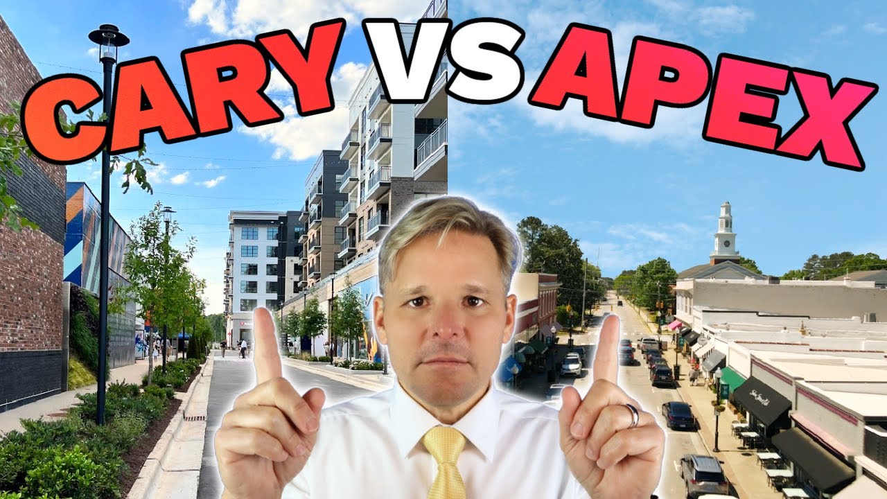 Cary VS Apex North Carolina (Suburbs Near Raleigh NC)
