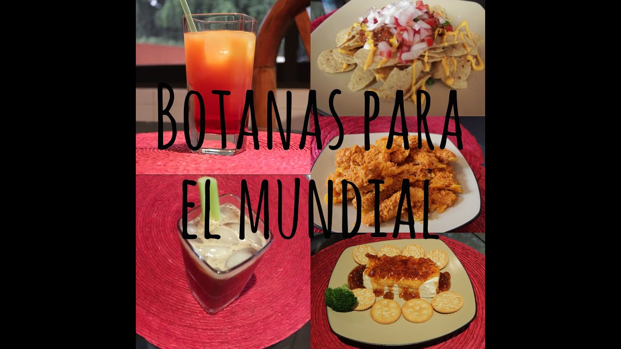 BOTANAS PARA EL MUNDIAL