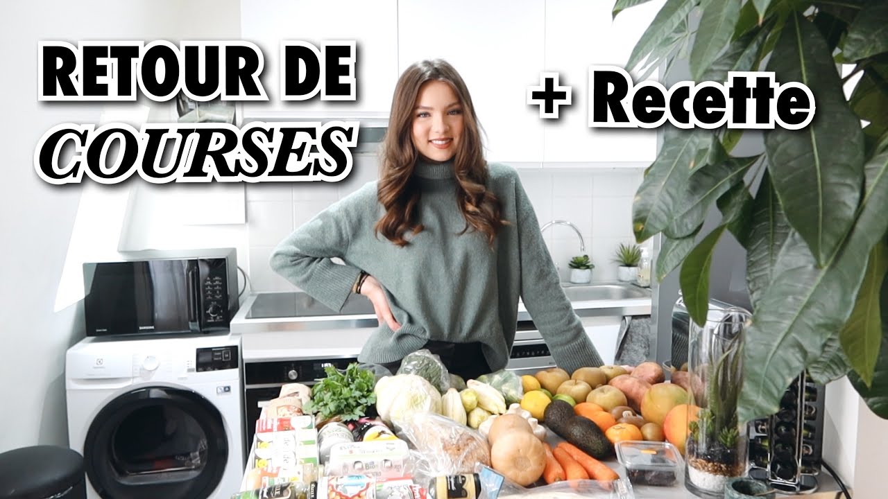 RETOUR DE COURSES + RECETTE LUNCH | SleepingBeauty
