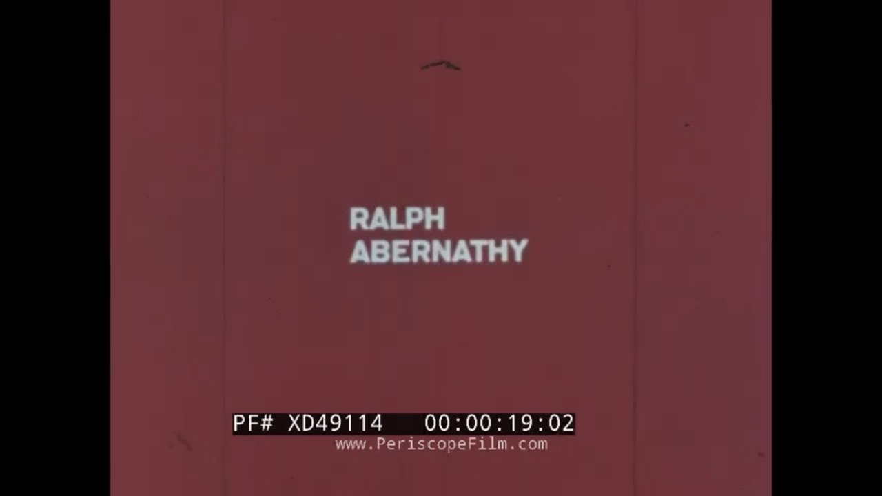 1968 AFRICAN AMERICAN IDENTITY W/ RALPH ABERNATHY 