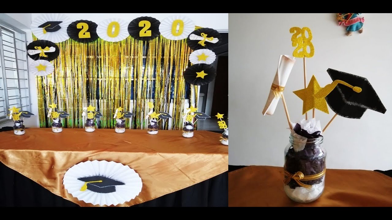 IDEAS/HERMOSA DECORACION DE GRADO SENCILLA Y ELEGANTE