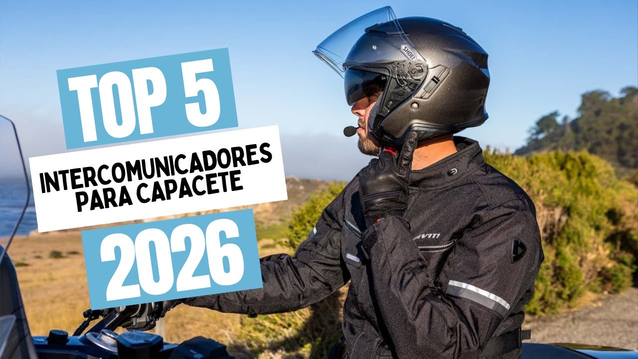 Os 5 Melhores Intercomunicadores para Capacete em 2026 &ndash; Do barato ao premium