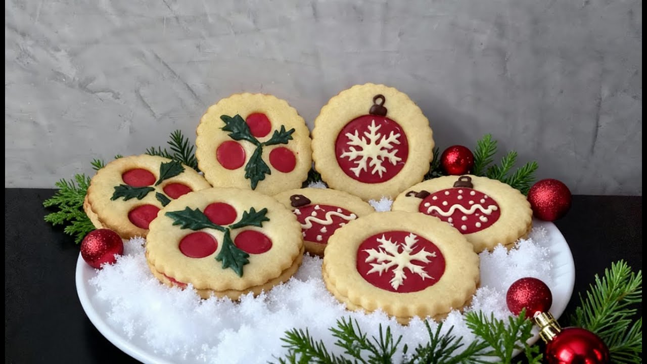 Galletas navideñas rellenas de chocolate que todos amarán