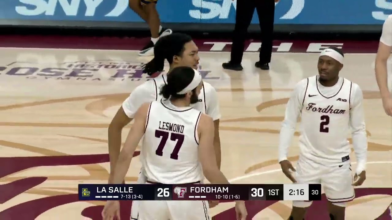 Fordham Men's Basketball Highlights vs.  La Salle