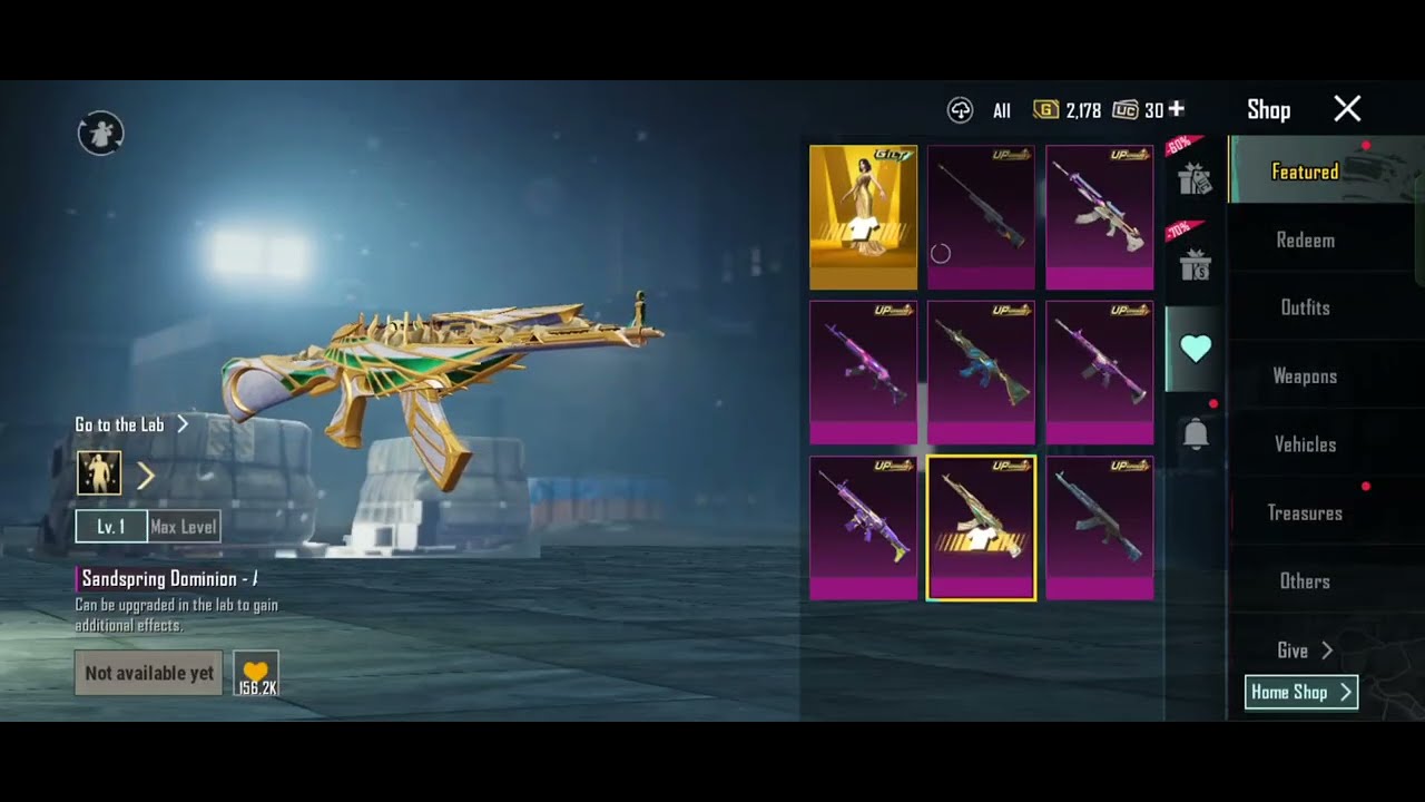 4.3 ALL NEW GUN SKINS | 4.3 ALL OLD GUN SKINS | NEW SCAR-L WITH X-SUIT | NEW AKM WITH GILT 