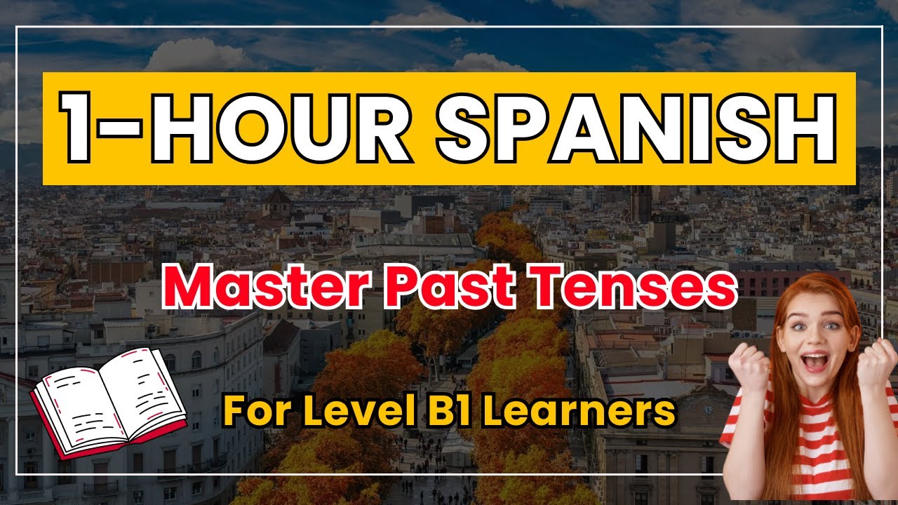 B1 Level Spanish Listening | Past Tenses | 1 Hour with Eng Subtitles | Diverse Scenarios