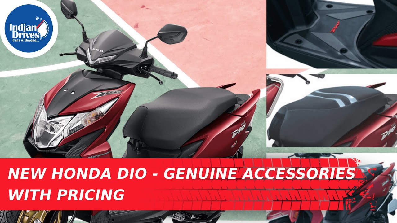 New Honda Dio - Genuine Accessories With Pricing - Make Your Honda Dio Unique