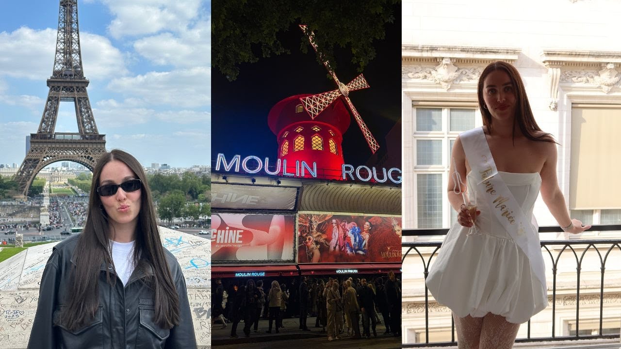 Paris Bachelorette Vlog / Eiffel Tower, Moulin Rouge & more!
