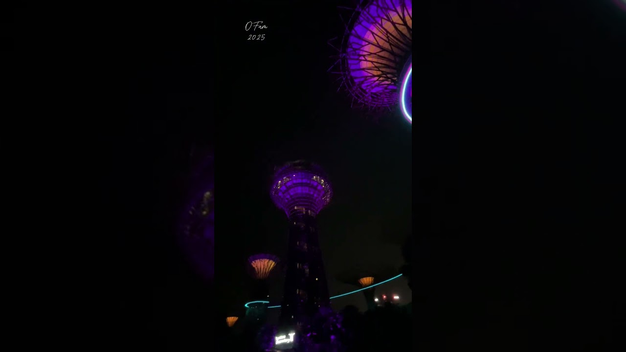 Super Tree show at Singapore