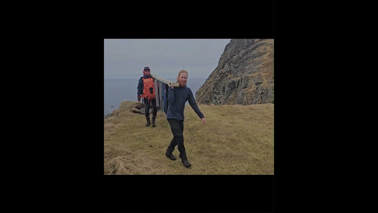 How we got the cameras to the puffins nesting site?