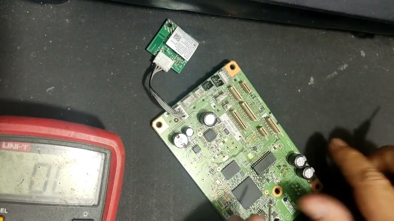 como reparar board Epson L805 en corto