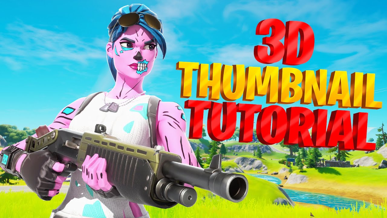 How To Make 3D Fortnite Thumbnails (Full Tutorial 2024)
