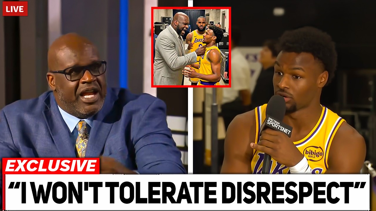 Shaq CALLS OUT Bronny James For Disrespecting NBA Legends!