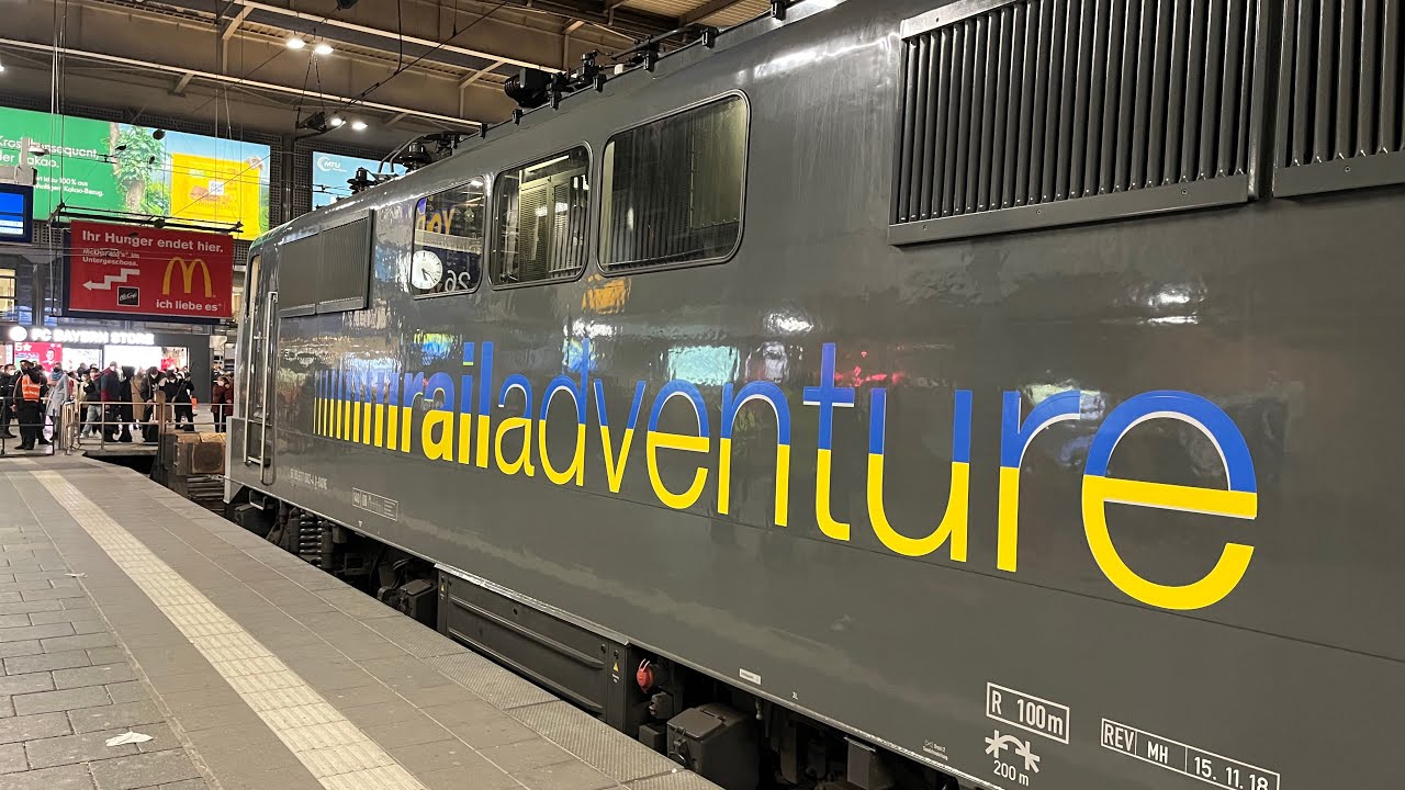 RailAdventure Sonderzug brachte Hunderte Gefl&uuml;chtete aus der Ukraine nach M&uuml;nchen