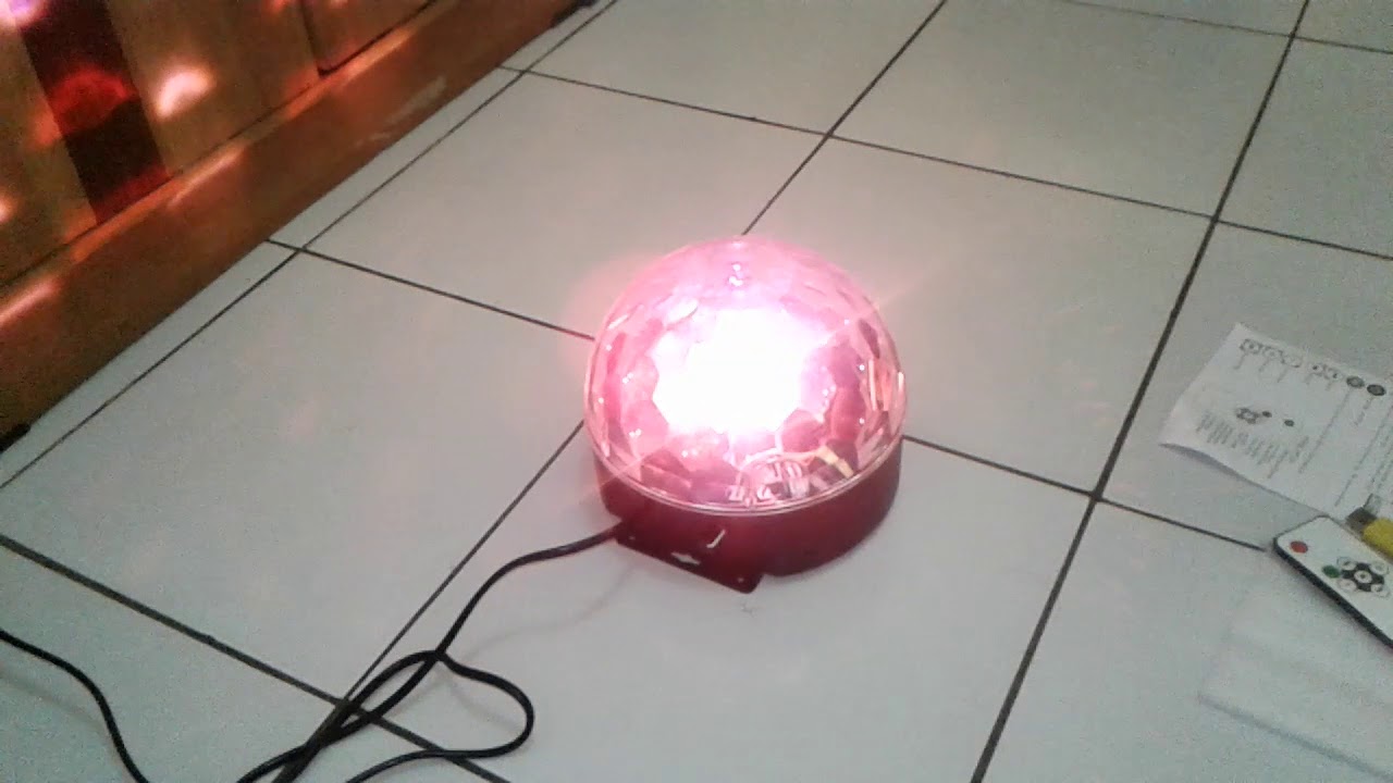 LED MAGIC BALL LIGHT (LAMPU DISCO)+SPEAKER MANTAPP