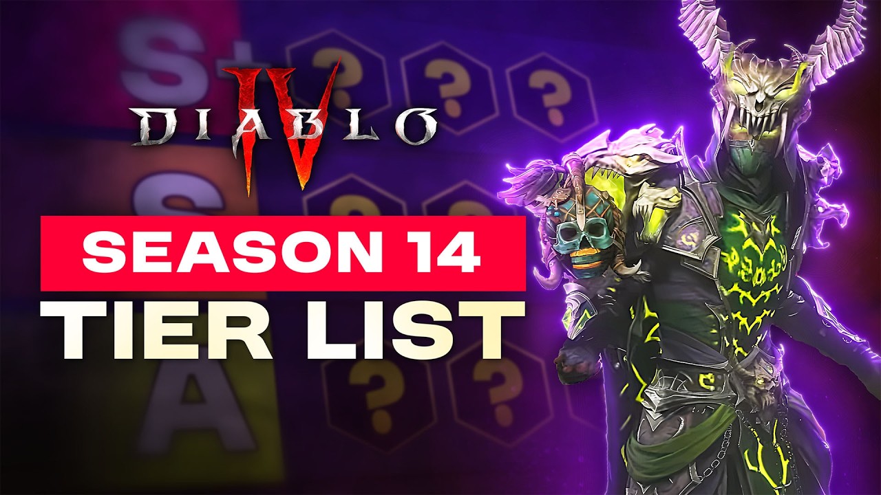Прогнозы по лучшим билдам для КАЖДОГО КЛАССА в 14-м сезоне Diablo 4