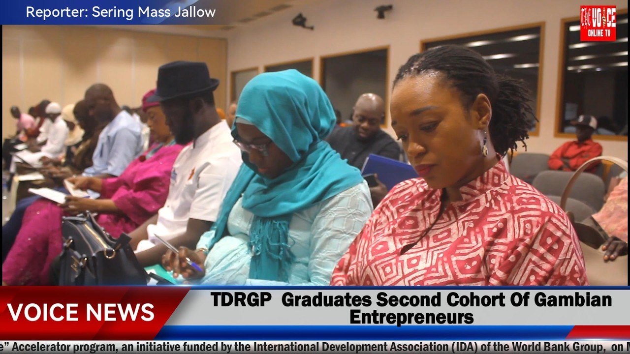 TDRGP  Graduates Second Cohort Of Gambian Entrepreneurs