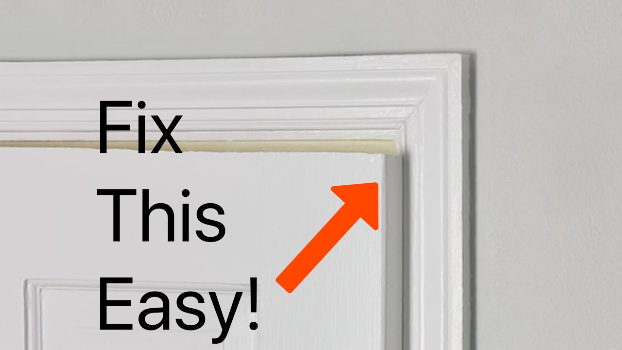 How To Fix A Sticking Door Quick And Easy