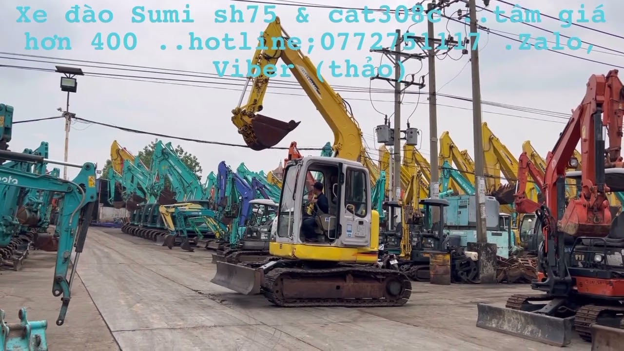 (Đã bán)đào Sumitomo sh75-3.&(Đã bán)cat 308c giá chi hơn 400 ..hotline;0772751117 ..(thảo)