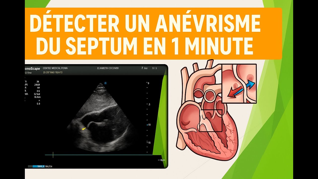 Échographie : anévrisme du septum interauriculaire expliqué pas à pas