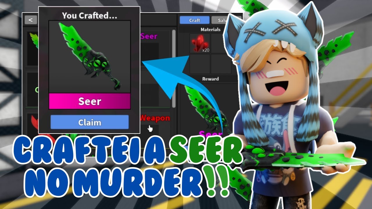 CRAFTEI A SEER NO MURDER E TIVE SORTE COM ELA! 👁️💚